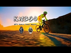 KW350 AMOLED AI Smartwatch con monitor di attività e sonno in tempo reale AI Q&A 5ATM impermeabile