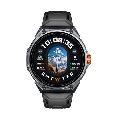 comprare KW348 Smartwatch sportivo GPS con display AMOLED 5ATM impermeabile fabbricazione online