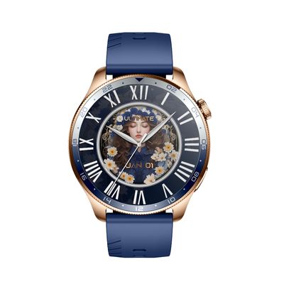 KW290B Titanio Bluetooth Chiamando 1.43 ′′ Display AMOLED Smartwatch 100 Sport Mode Monitoraggio dello stress sanitario per stili di vita attivi