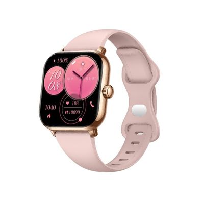 KW269D 1.7' AMOLED Elegance Style Conveniente BT Calling Smart Watch con batteria da 210mAh e rosa