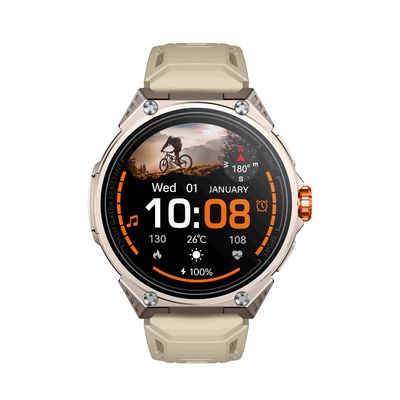 KW348 Fitness Smartwatch con tracciamento del sonno, navigazione e funzionalità basate sull'intelligenza artificiale 5ATM Rating impermeabile e storage multimediale